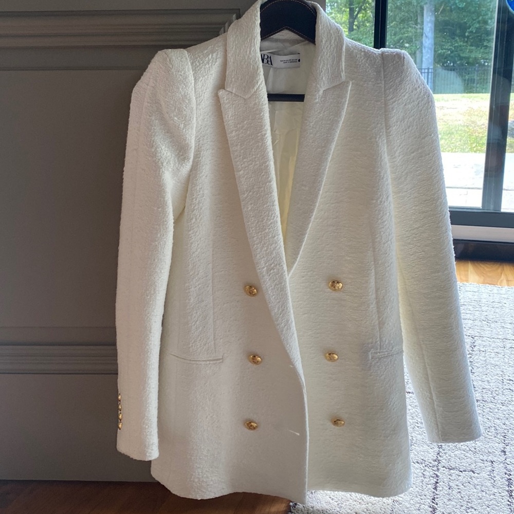 New without tags tweed zara blazer.